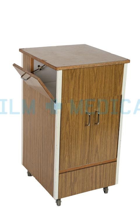 Hospital Bedside Cabinet in Veneer